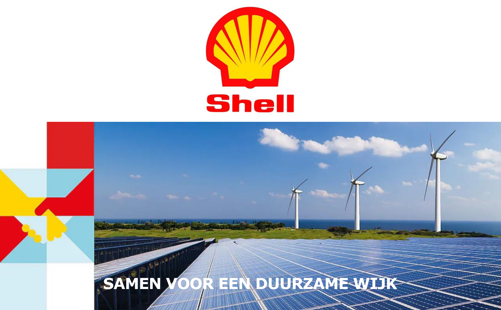 SHELL logo Samen voor een duurzame wijk